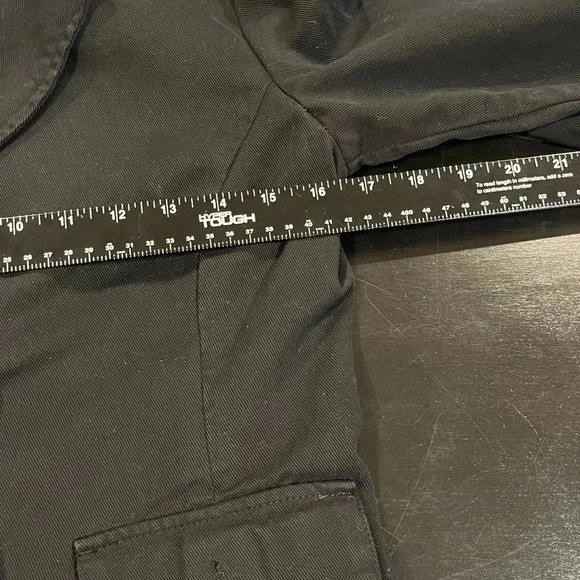 JAMES PERSE Black Button Utility Style Cotton Blazer Jacket Womens 2 Small - Picture 7 of 8